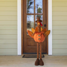 Load image into Gallery viewer, Fabric Turkey Standing Decor With Telescoping Legs and LED Lights
