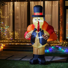 Load image into Gallery viewer, 8ft Lighted Inflatable Turkey Décor
