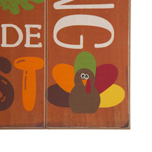 Load image into Gallery viewer, 24.00&quot;H Thanksgiving Wooden Word Sign Hanging Decor
