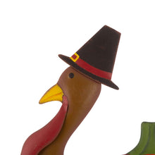 Load image into Gallery viewer, 30.00&quot;H Thanksgiving Metal Turkey Yard Stake/Hanging Wall Decor (Two Function)
