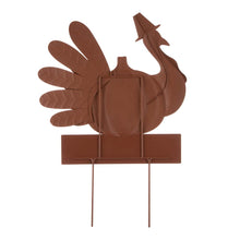 Load image into Gallery viewer, 30.00&quot;H Thanksgiving Metal Turkey Yard Stake/Hanging Wall Decor (Two Function)
