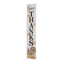 Load image into Gallery viewer, 42&quot;H Thanksgiving Wooden &quot;Give THANKS&quot; Porch Sign Board
