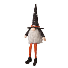 Load image into Gallery viewer, 20&quot;H Halloween Fabric Gnome Sitter Decor
