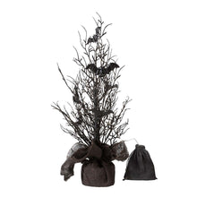 Load image into Gallery viewer, 20&quot;H Halloween Table Tree with Lighted Bats Decor
