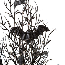 Load image into Gallery viewer, 20&quot;H Halloween Table Tree with Lighted Bats Decor
