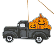 Load image into Gallery viewer, 72&quot;L Halloween Metal Trucks Garland
