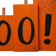 Load image into Gallery viewer, 20&quot;L Halloween Wooden Boo Standing Decor
