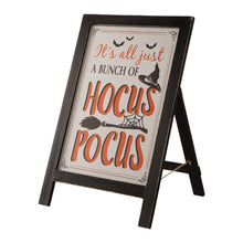 Load image into Gallery viewer, 24&quot;H Halloween Wooden Sanding Easel Sign Decor or Hanging Decor (Two Function)
