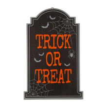 Load image into Gallery viewer, 29&quot;H Halloween Wooden Tombstone Yard Stake or Standing Decor or Hanging Decor (KD, Three Functions)
