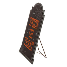 Load image into Gallery viewer, 29&quot;H Halloween Wooden Tombstone Yard Stake or Standing Decor or Hanging Decor (KD, Three Functions)
