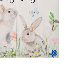 Load image into Gallery viewer, 18&quot;H Easter Wooden Bunny Wall Decor
