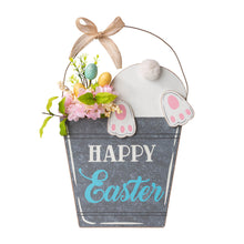 Load image into Gallery viewer, 18&quot;H Easter Wooden Bunny Eggs Wall Décor
