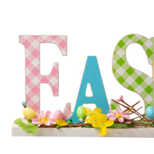 Load image into Gallery viewer, 16&quot;L Wooden &quot;EASTER&quot; Table Decor
