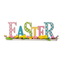 Load image into Gallery viewer, 16&quot;L Wooden &quot;EASTER&quot; Table Decor
