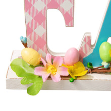 Load image into Gallery viewer, 16&quot;L Wooden &quot;EASTER&quot; Table Decor
