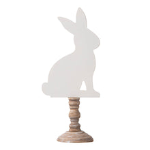 Load image into Gallery viewer, Easter Wooden Bunny Table Décor, Set of 2
