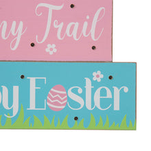 Load image into Gallery viewer, 12&quot;L Easter LED Lighted Wooden/Metal Block Word Sign (14 Bulbs)
