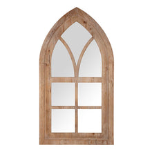 Load image into Gallery viewer, 40.16&quot;H Gothic Style Window Frame Wall Mirror Decor
