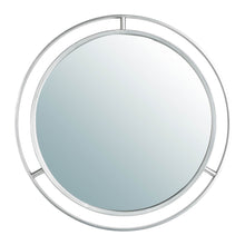 Load image into Gallery viewer, 24&quot;D Deluxe Silver Round Wall Mirror
