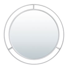 Load image into Gallery viewer, 28.00&quot;D Oversized Deluxe Silver Metal Round Wall Mirror
