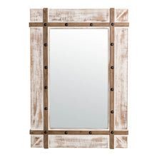 Load image into Gallery viewer, 39.50&quot;H Oversized Farmhouse Wood Wall Mirror
