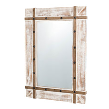 Load image into Gallery viewer, 39.50&quot;H Oversized Farmhouse Wood Wall Mirror
