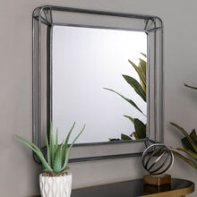 Load image into Gallery viewer, 29.50&quot;H Oversized Square Wall Mirror with Metal Frame
