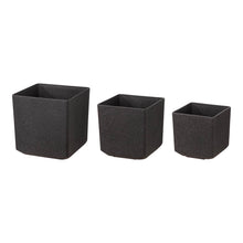 Load image into Gallery viewer, Eco-friendly Large Faux Marble Square Plastic Pot Planters, Set of 3
