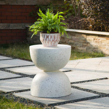 Load image into Gallery viewer, 17.75&quot;H MGO Faux Terrazzo Garden Stool, Plant Stand or Accent Table (Multi-functional)
