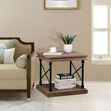 Load image into Gallery viewer, 23.00&quot;L French Vintage Antiqued finish Accent Table/Side Table
