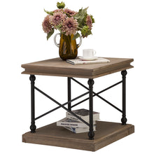 Load image into Gallery viewer, 23.00&quot;L French Vintage Antiqued finish Accent Table/Side Table
