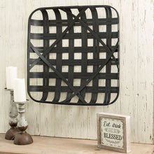 Load image into Gallery viewer, 24&quot;L Vintage Black Bamboo Basket
