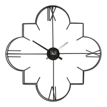 Load image into Gallery viewer, 31.90&quot;D Oversized Modern Metal Golden &amp; Black Novelty Wall Clock
