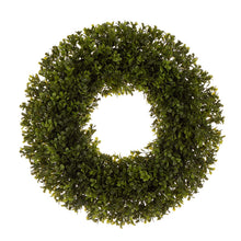 Load image into Gallery viewer, 18&quot;D Artificial Boxwood Wreath
