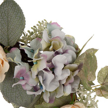 Load image into Gallery viewer, 22&quot;D Artificial Hydrangea Rose Wreath
