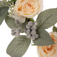 Load image into Gallery viewer, 22&quot;D Artificial Hydrangea Rose Wreath
