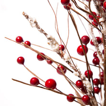 Load image into Gallery viewer, 16&quot;H Christmas Red Berry Table Tree Décor
