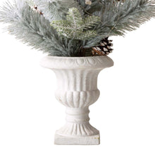 Load image into Gallery viewer, 24&quot;H Lighted Flocked Pinecone and Berries Table Tree
