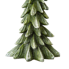 Load image into Gallery viewer, 14.75&quot;H Green Resin Christmas Handcrafted Table Tree Décor
