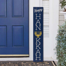 Load image into Gallery viewer, 42&quot;H &quot;Happy HANUKKAH&quot; Wooden Porch Sign Board
