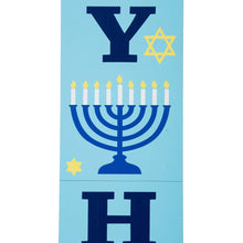 Load image into Gallery viewer, 60&quot;H &quot;HAPPY HANUKKAH&quot; Wooden Porch Sign Board
