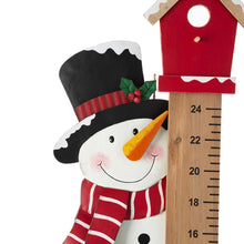 Load image into Gallery viewer, 40&quot;H Snowman Snow Gauge Yard Stake or Wall Décor (2 Functions)
