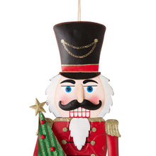 Load image into Gallery viewer, 36&quot;H Metal Nutcracker Yardstake or Standing Décor or Wall Décor (3 Functions)
