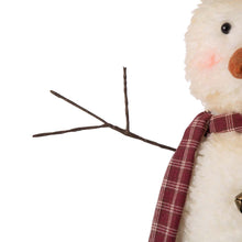 Load image into Gallery viewer, Telescoped Fabric Christmas Snowman Standing Décor
