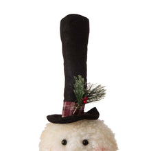 Load image into Gallery viewer, Telescoped Fabric Christmas Snowman Standing Décor
