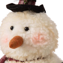 Load image into Gallery viewer, Telescoped Fabric Christmas Snowman Standing Décor
