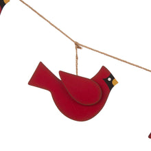 Load image into Gallery viewer, 72&quot;L Metal Christmas Cardinal Garland
