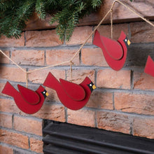 Load image into Gallery viewer, 72&quot;L Metal Christmas Cardinal Garland
