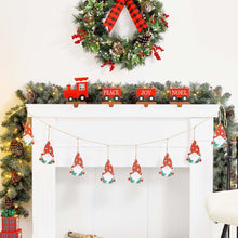 Load image into Gallery viewer, 72&quot;L Metal Christmas Gnome Garland
