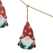 Load image into Gallery viewer, 72&quot;L Metal Christmas Gnome Garland
